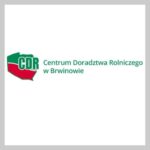 Na obrazku znajduje się logotyp Centrum Doradztwa Rolniczego w Brwinowie.