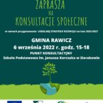 Zapraszamy na konsultacje społeczne dotyczące pracy nad Lokalną Strategią Rozwoju (LSR) na lata 2023-2027