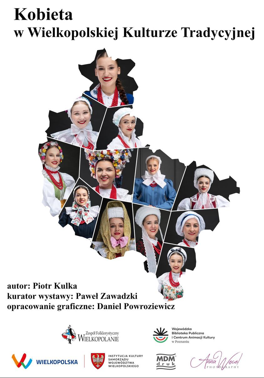 kobiety w wielkopolskiej kulturze tradycyjnej plakat wystawa