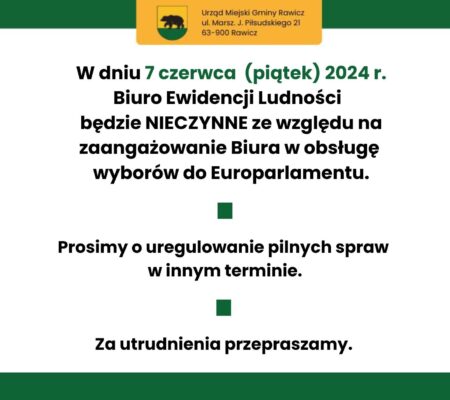 Informacja o Biurze Ewidencji Ludności