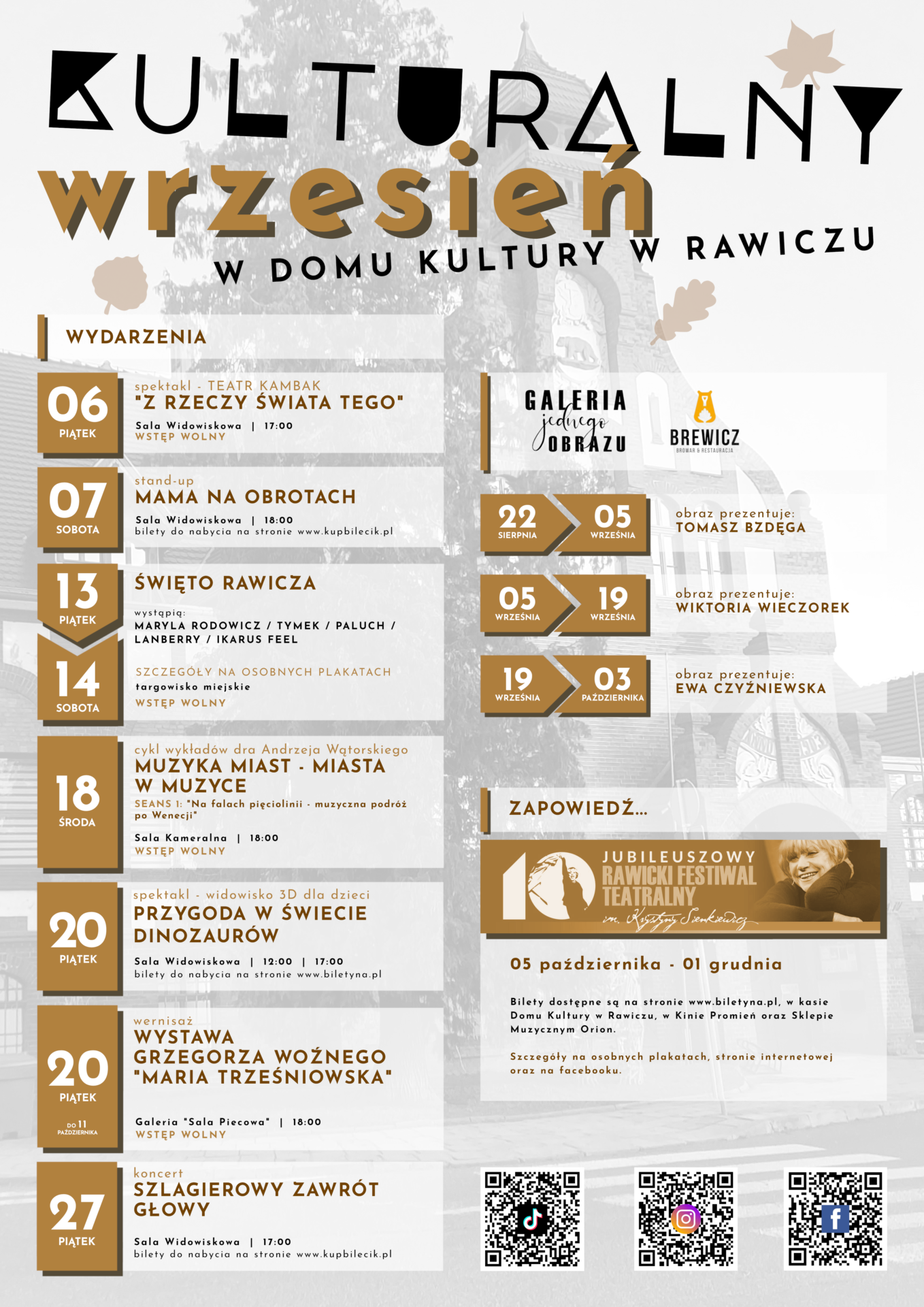 kulturalny wrzesień dom kultury