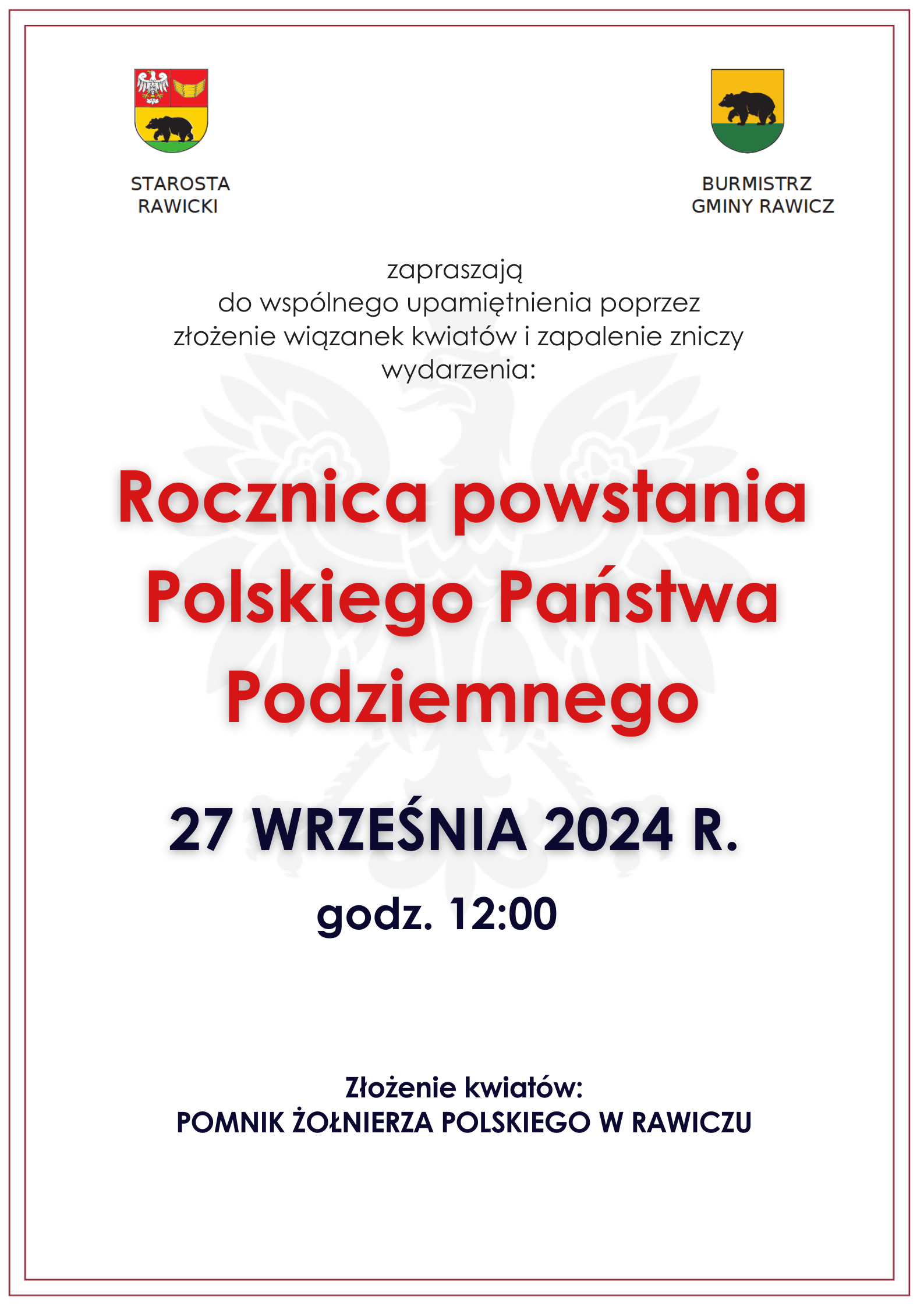 plakat, rocznica