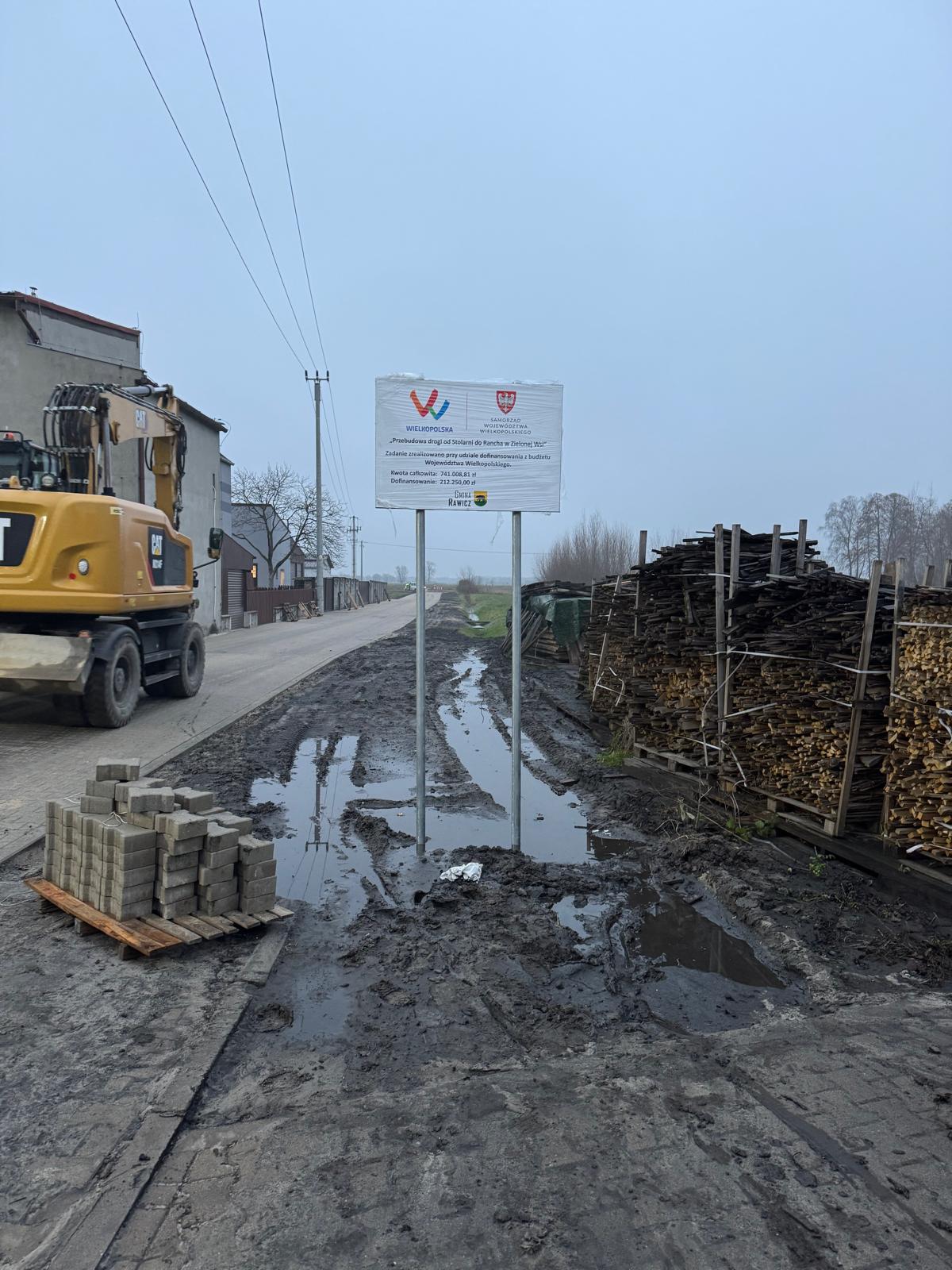 zdjęcie drogi, finał inwestycji