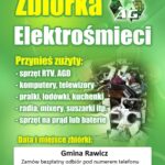 plakat zbiórki elektrośmieci