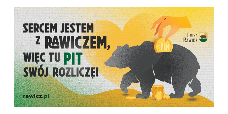 grafika niedżwiedzia z hasłem