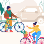 ruch miejski rowery auta