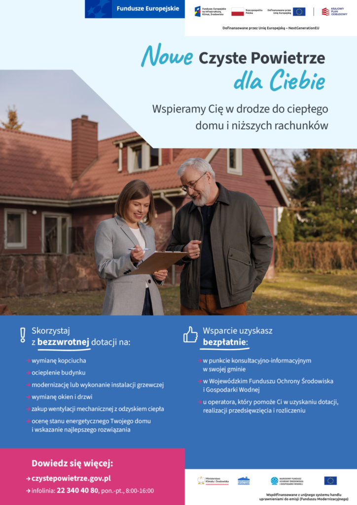 plakat programu czyste powietrze