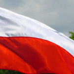 tło do informacji, flaga Polski