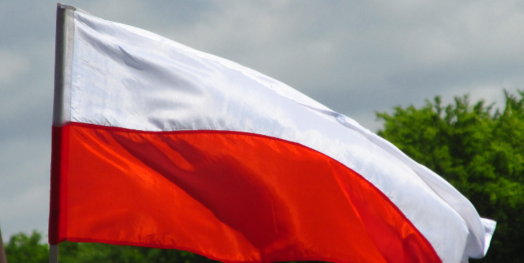 tło do informacji, flaga Polski