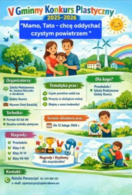 plakat i informacje o konkursie