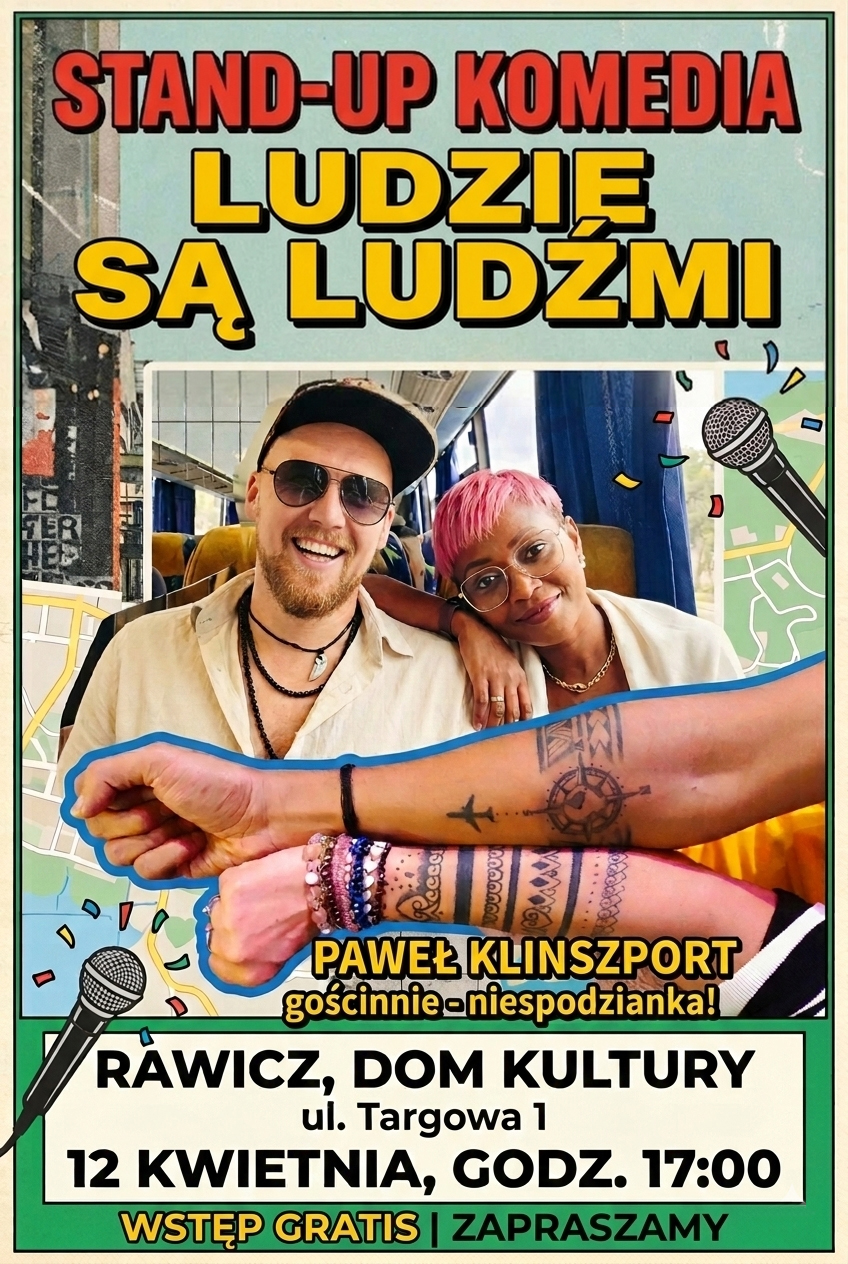 Zdjęcie artystów oraz informacja o wydarzeni.