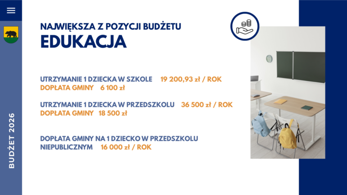 Informacja o wydatkach na edukację. 