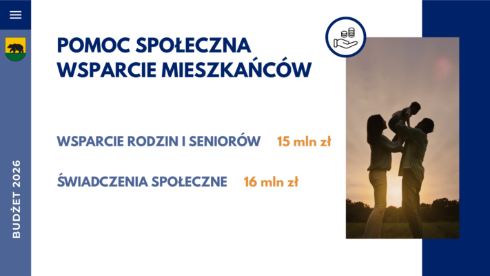 Informacje o wydatkach na pomoc społeczną.