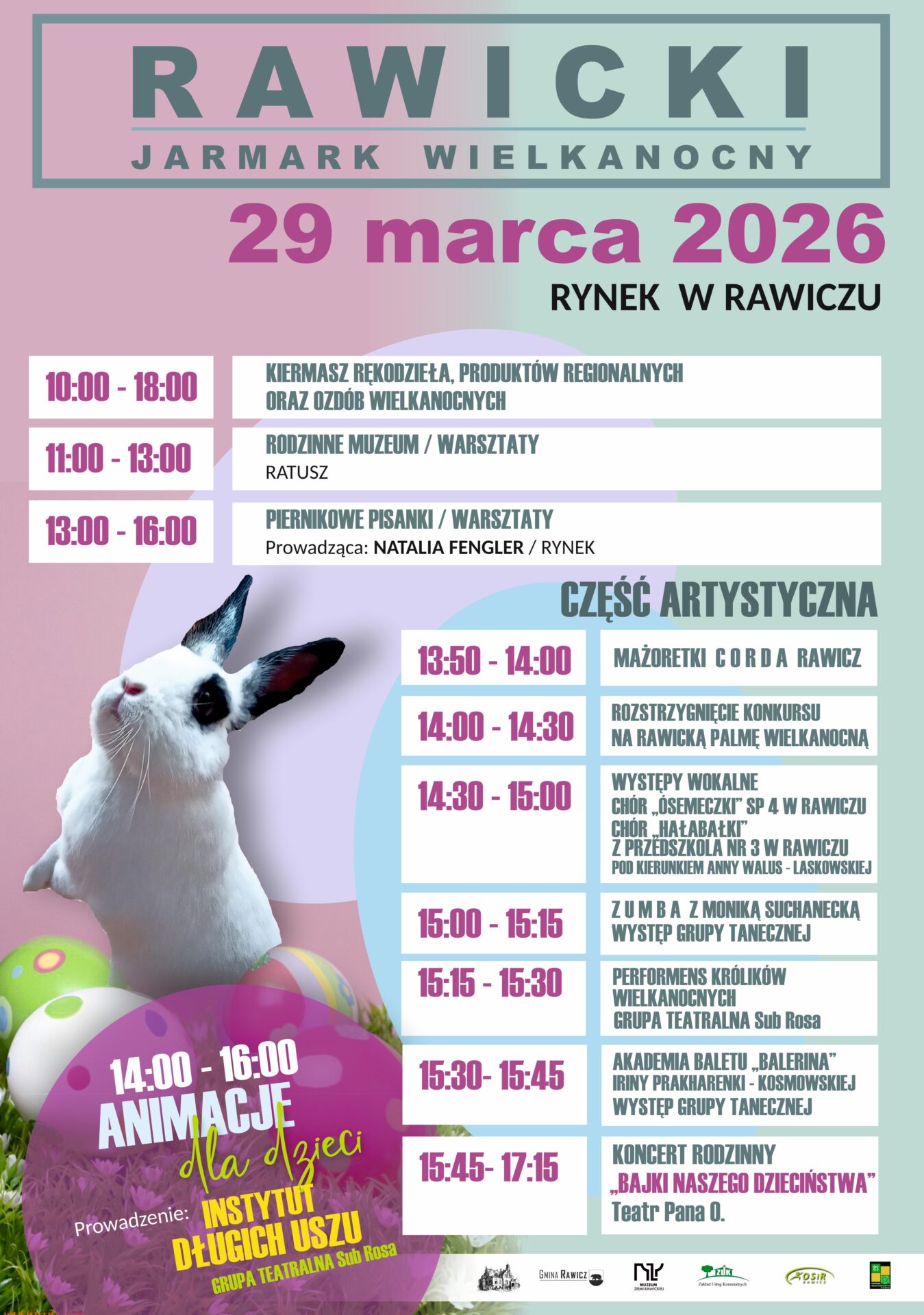 Informacje o Jarmarku, Grafika z króliczkiem wielkanocnym