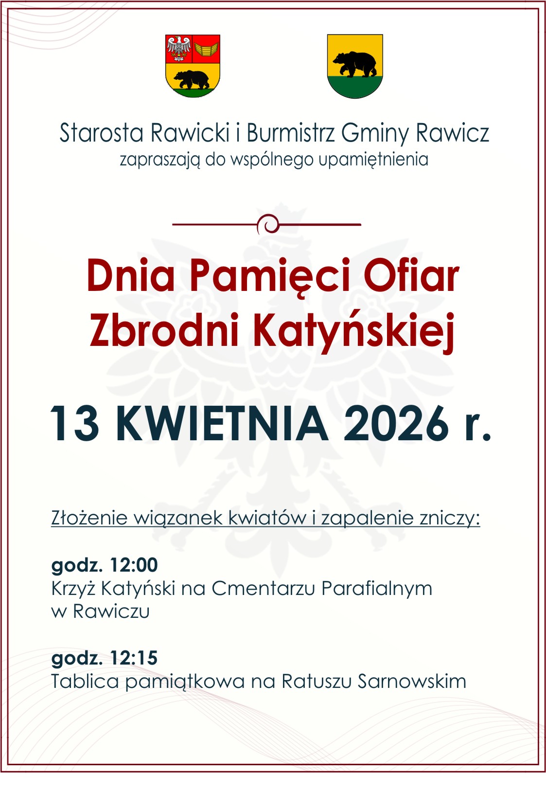 zapowiedź wydarzenia 13 IV