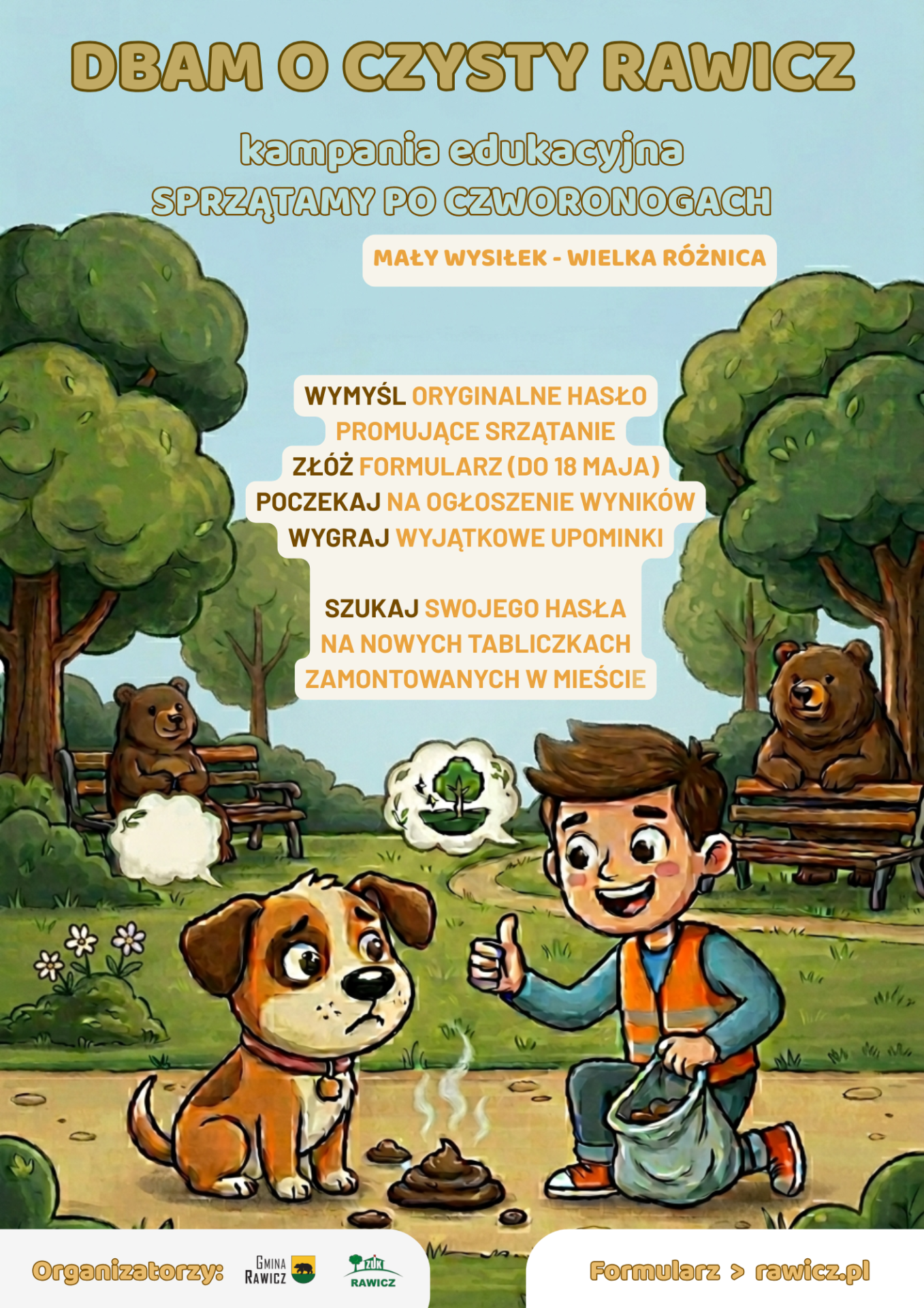 plakat kampania miasto sprzątanie