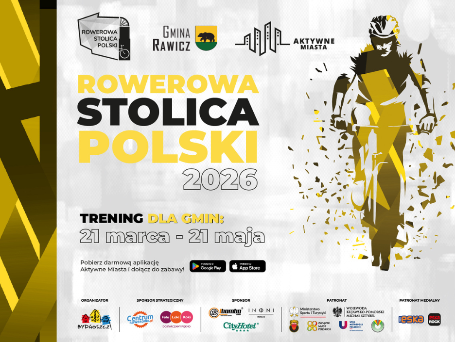rowerzysta zapowiedź akcji rowerowej