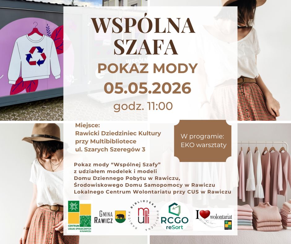 Modowe zdjęcia oraz informacje o wydarzeniu.