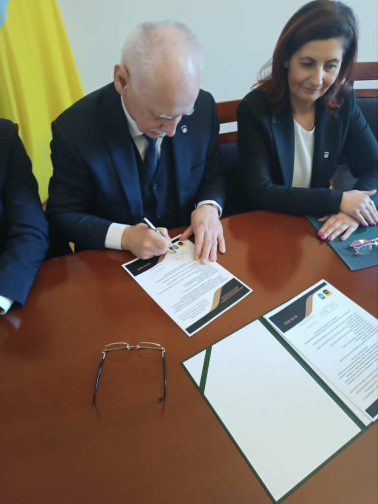 Spotkanie on line kierownictwa UMGR z przedstawicielami Żytomierza.