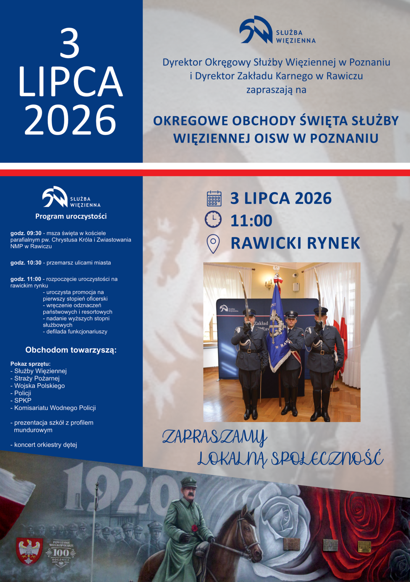 plakat Święto Służby Więziennej