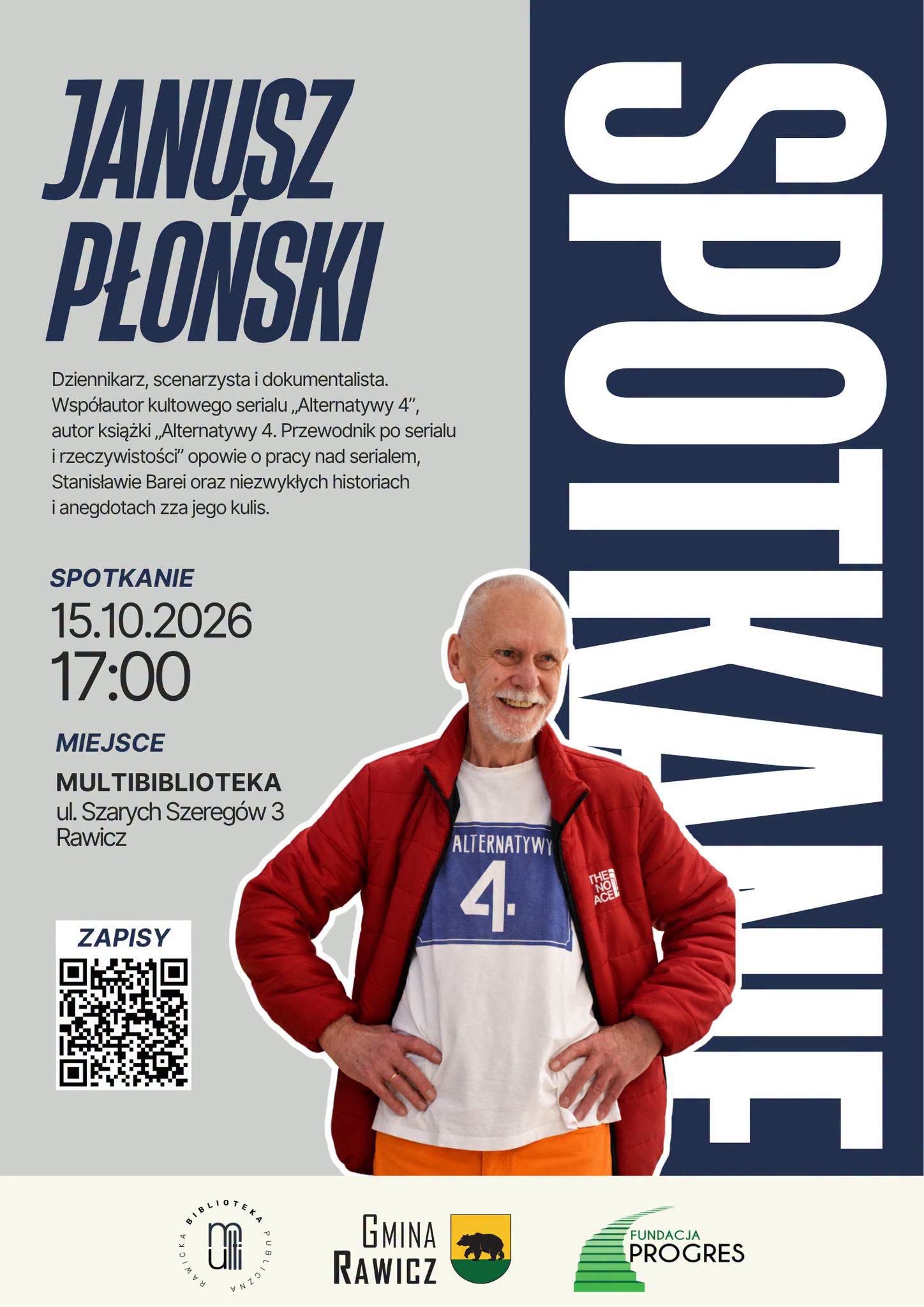 SPOTKANIE Z JANUSZEM PŁOŃSKIM